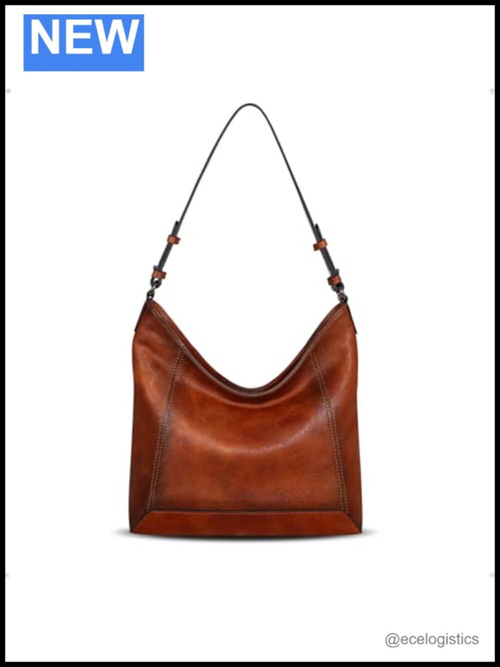 Genuine Leather Shoulder Bag Crossbody Purse with Pockets for Women